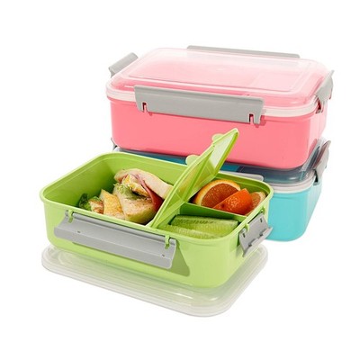 3 Pack Sandwich Container,Reusable Sandwich Containers for Lunch Boxes,Plasti...