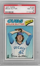 1977 Topps Baseball #144 Bruce Sutter PSA 8 Rookie Card RC. rookie card picture