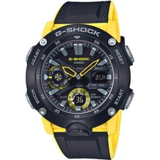 Casio GA-2000-1A9JF Men's Watch Carbon Core Guard Yellow Resin Japan New Authent
