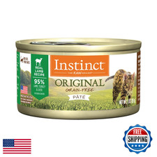 Instinct Original Grain-Free Wet Cat Food, Lamb Recipe, 3 oz Cans (24-Pack)