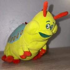 1990's Walt Disney Pixar A Bug's Life Heimlich Caterpillar Stuffed Animal Plush
