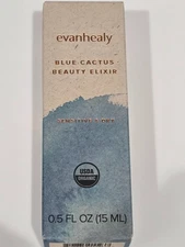 EVANHEALY BLUE CACTUS BEAUTY ELIXIR FOR SENSITIVE & DRY SKIN 0.5 FL. OZ. NIB