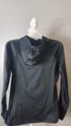 Under Armour Womens Black ColdGear Long Sleeve Hooded Dri Fit Shirt Sx Small