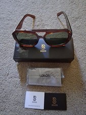 SOJOS Retro Square Polarized Aviator Sunglasses Women  s Vintage