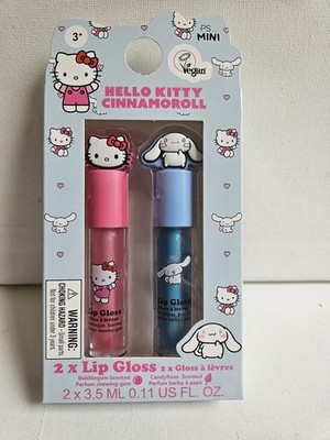 Hello Kitty Cinnamoroll Duft LIP Glanz Schimmer Set 2x 3,5 ml Geschenk Füller