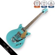 Gretsch G5232T Electromatic Double Jet FT Bigsby Caicos Green Electric Guitar