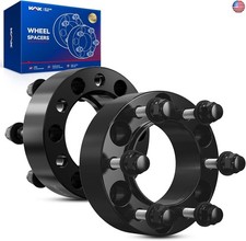 KAX 6x5.5 Wheel Spacers 2 inch, Hub Centric Wheel Spacers with M12x1.5 Studs
