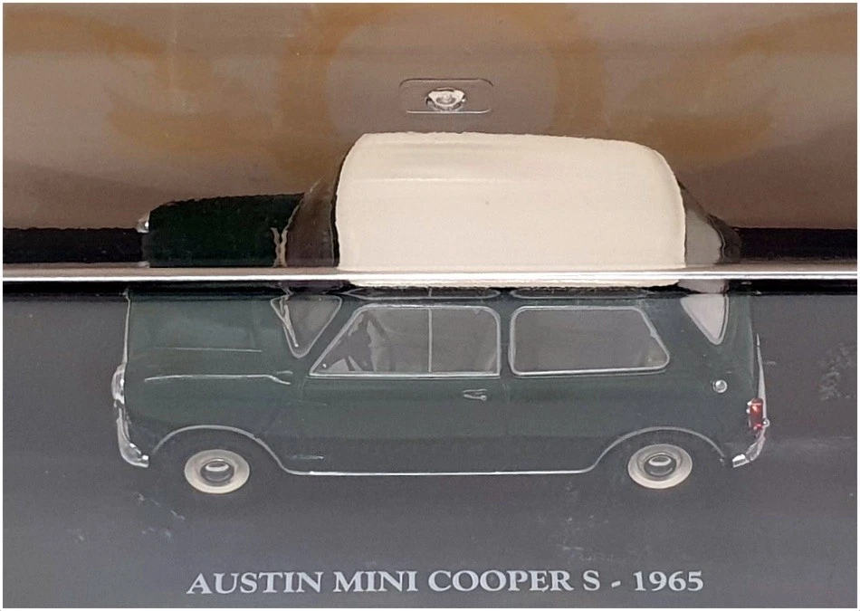Altaya escala 1/24 MX5ALA0007 - 1965 Austin Mini Cooper S - verde/blanco Foto 3 de 4