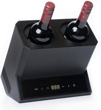 Refrigeratore Vino Doppio – Raffrescatore Elettrico 2 Bottiglie con Temperatura Regolabile 41-64°F