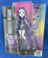 Monster High Spectra Vondergeist Doll G3 w/ Pet Ferret Rhuen Accessories NEW