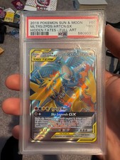 PSA 9 Moltres & Zapdos & Articuno GX (Full Art) 66/68 Hidden Fates Holo tag team