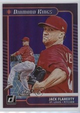 2021 Panini Donruss Diamond Kings Holo Purple Jack Flaherty #22 10ou