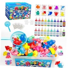 Magic Water Elf Toy Kit,Squishies for Kids, DIY Sensory 20 Sea Creature Colors