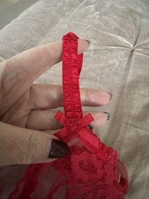 Agent Provocateur Women's Bra 36E Denver Red Lace