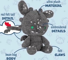 DRAGON 12" Plush Toy New With Tags Kids Sensory Textile Doll