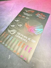ASUS ROG Adesivi Etichette per PC Gaming Laptop PC Computer UK Venditore FAST POST UK