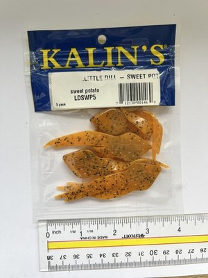 Kalin's Little Dill Soft Bait Sweet Potato Natural Panfish Perch NEW!