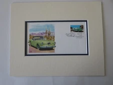 The 1954 Kaiser Darrin Automobile  & First Day Cover of its own stamp