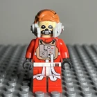 LEGO Star Wars Minifigure Ten Numb Red Jumpsuit SW0556 From Set 75050 B-Wing 1W