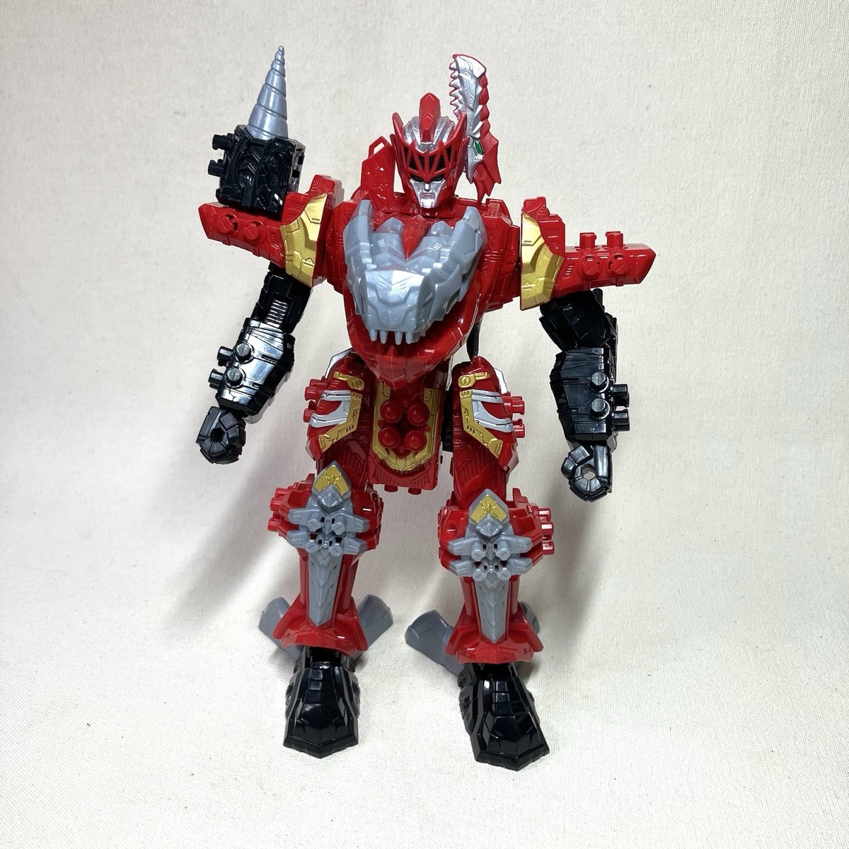 Power Rangers Dino Fury Zord Link T-Rex Champion Megazord Red W