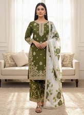 Pakistani Salwar Kameez Ready To Wear Dress 3 Piece Suit Wedding Party Bollywood