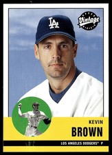 2001 Upper Deck Vintage Kevin Brown Los Angeles Dodgers #236