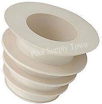 ATIE Pool Cleaner Skimmer Cone Adapter Valve Cuff W70263 for 1 Pack, White 