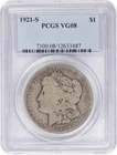 1921-S Morgan Silver Dollar VG08 PCGS