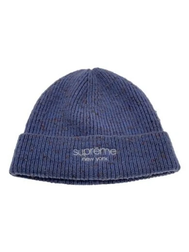 Supreme 22Fw Rainbow Speckle Beanie bonnet tricot laine libre chiot homme AEd63