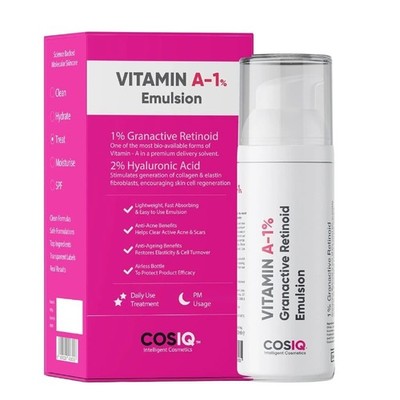 Cos-IQ 1% Vitamin A Granactive Retinoid Emulsion Face Serum - 30ml