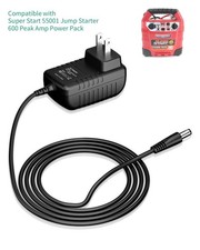 AC/DC Power Adapter for Super Start 55001 Jump Starter 600 Peak Amp Power Pack