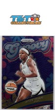Jackie Young 2024 Panini Prizm WNBA Groovy #6 Las Vegas Aces 17a