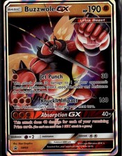 Buzzwole GX Promo SM Promos SM69 Fighting Holo Carta Pokemon