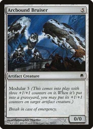 Arcbound Bruiser NM/M Darksteel Artifact  Creature Magic MTG English Regular