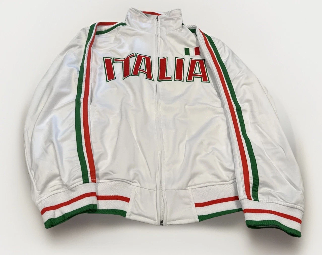 Ghast Italia Men’s 2XL Track Jacket Coat Full Zip Athletic Italian READ