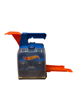Hot Wheels Track Builder Display Launcher Carrying Case Toy Car Storage