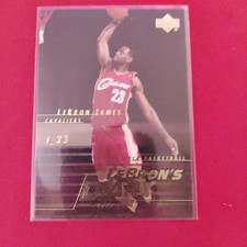 2003-04 Upper Deck - Lebron's Diary LeBron James #LJ15 (RC)