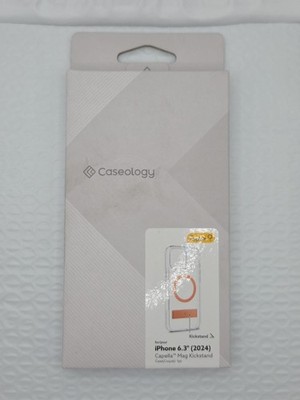 Caseology Capella Mag Case for Apple iPhone 16 Pro Clear Sepia Gold ACS08307