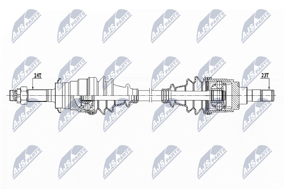 N.T.Y. NPW-DA-001.NTY Drive Shaft for DAIHATSU - Image 6