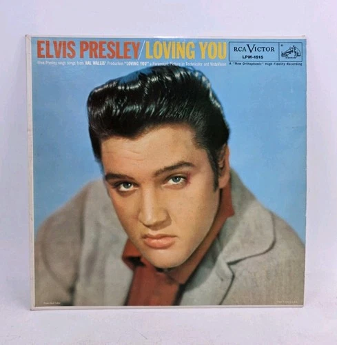 VTG Elvis Presley Loving You LPM-1515 1957 RCA Black Label 1S/8S Mono LP NM- VG+
