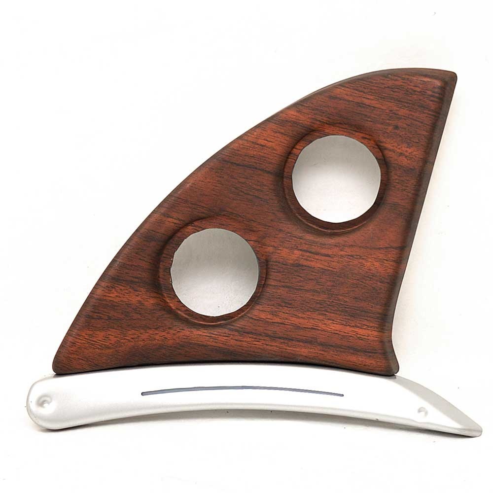 Godfrey Pontoon Boat Blank Gauge Panel in Sanpan Faux Cherry Woodgrain Finish