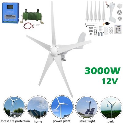 12V Wind Turbine Windgenerator Wind&Solar Hybrid Charge Controller Regulator Kit
