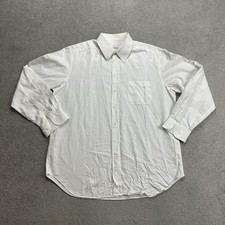 ARMANI Herren Hemd Shirt XL Regular Fit Hochzeit Business Classic 1214 Weiß