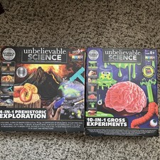 4-in-1  10-in-1 Prehistoric Exploration Unbelievable Science Gross Experiments