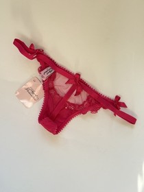 Agent Provocateur LACY Lace Thong in Pink Ret:$150 New w/Tags
