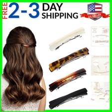 French Barrette Hair Clips for Women 8PCS 2.56 Inch Small Tortoise Shell Hair...