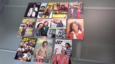 11 Vtg 1974 JET Magazine LOT Black History Civil Rights Negro Era Soul Music TV