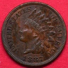 1887 INDIAN HEAD CENT