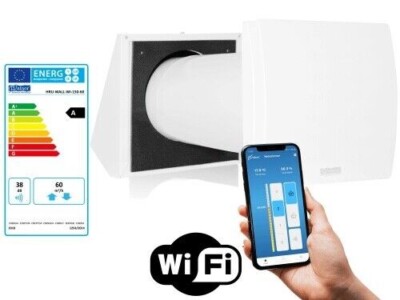 Dezentrale Wohnraumlüftung mit Wi-Fi-Modul 60m³/h - Ø150