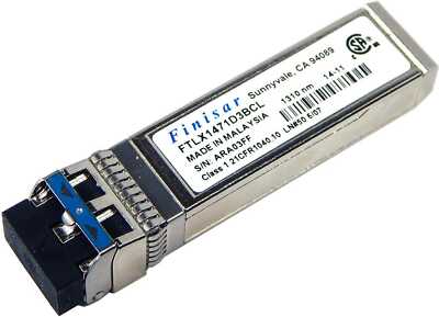 Finisar FTLX1471D3BCL 10Gb LR 1310NM 10KM SFP+ for Dell 407-BBOP